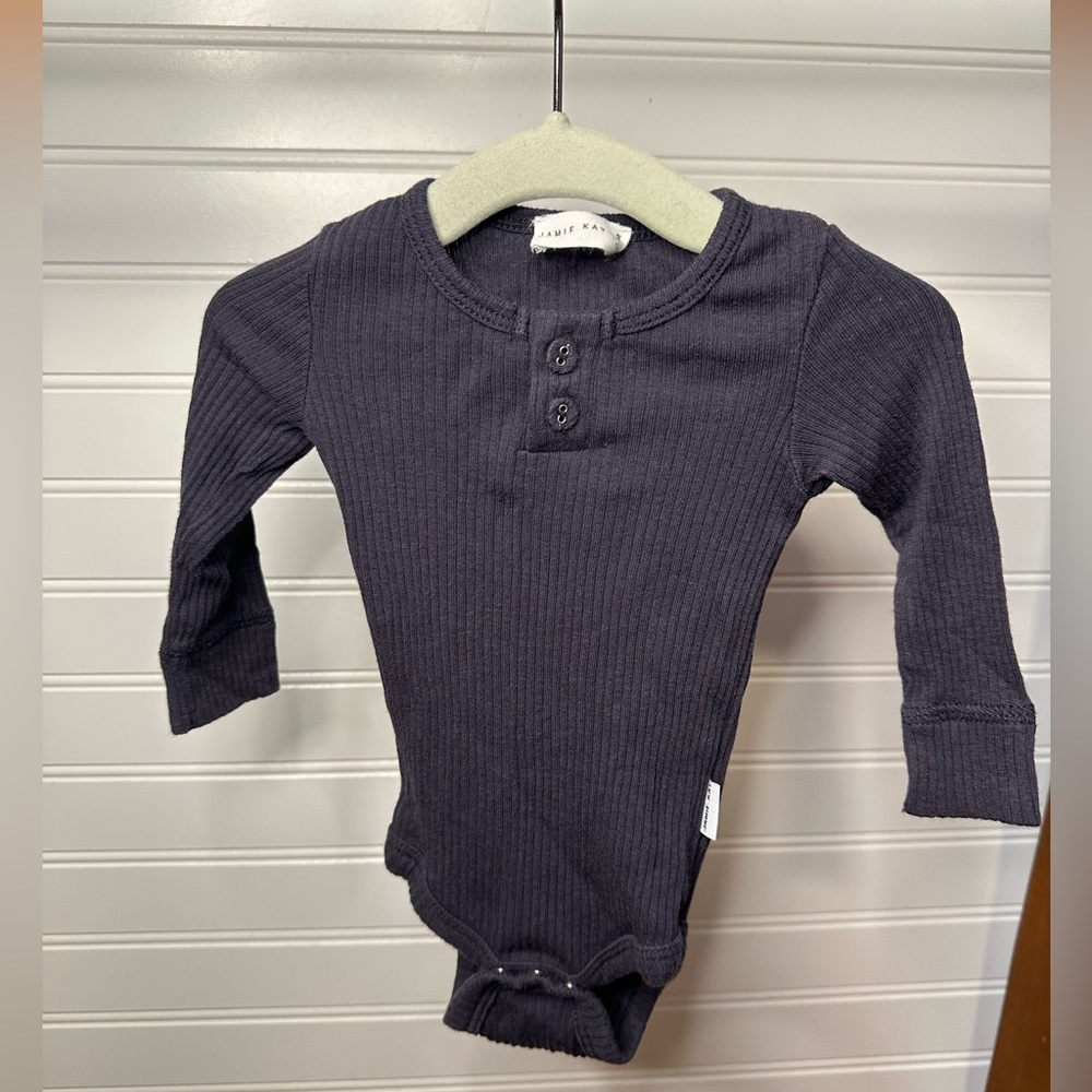 Jamie Kay organic cotton model longsleeve bodysuit